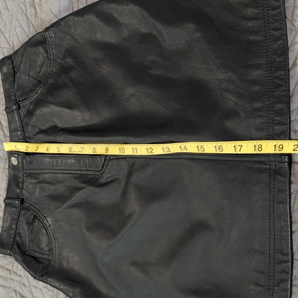 Vintage Express leather mini skirt 4/6 - Picture 11 of 11